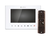 Optimus Комплект видеодомофона VMH-7.1 (w)+ DSH-E1080 (медь)