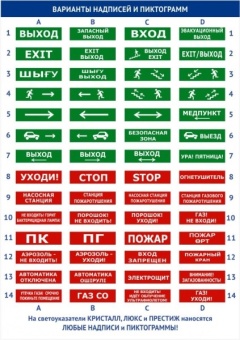 Электротехника и Автоматика ЛЮКС-24 "Пользование лифтом при пожаре запрещено"